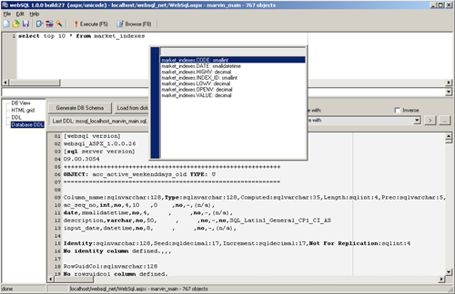 Remote query and administration tool